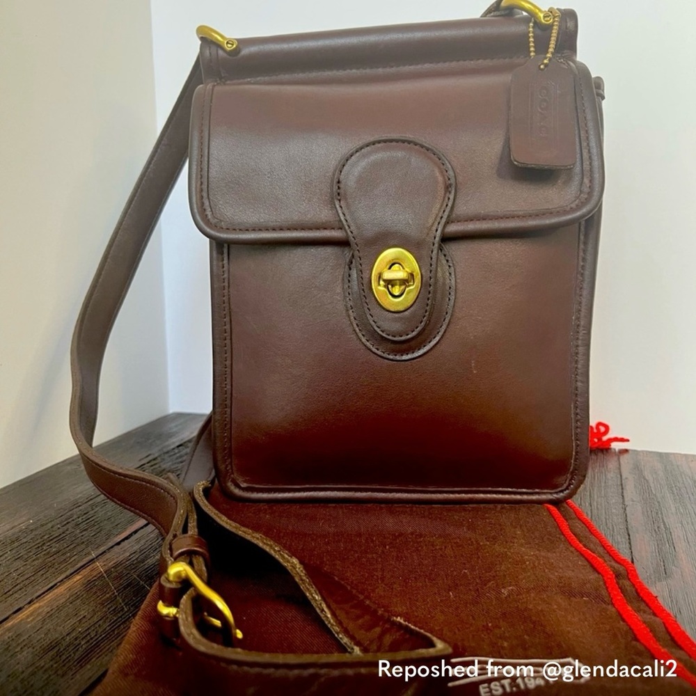Vintage Coach Mahogany Brown Murphy 9930